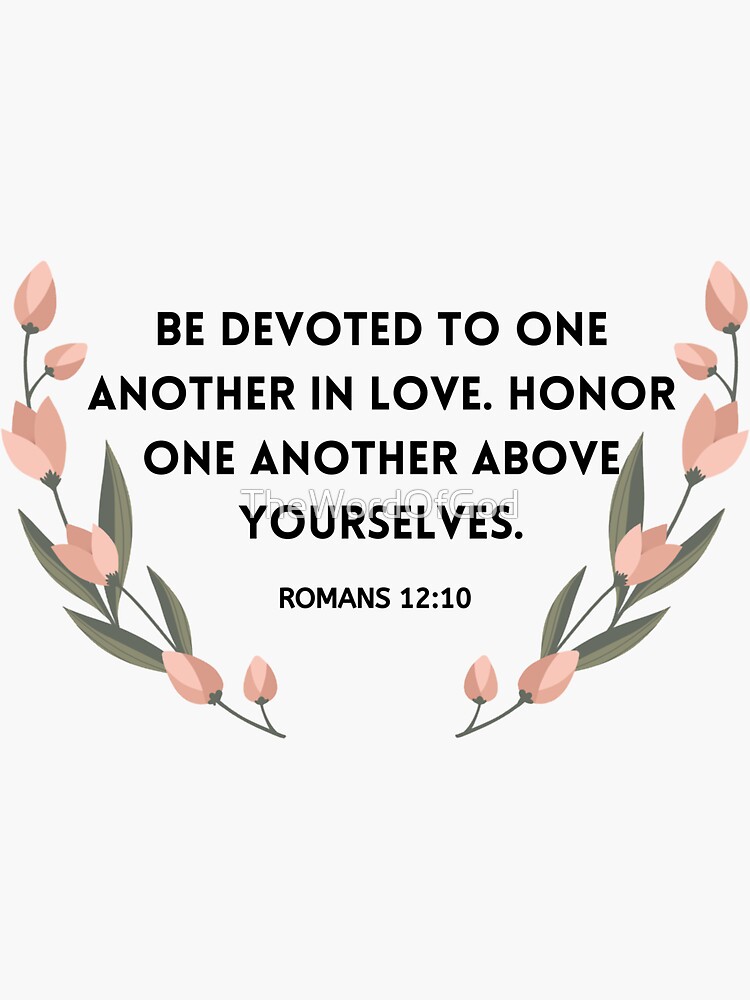 romans-12-10-niv-bible-verse-sticker-for-sale-by-thewordofgod-redbubble