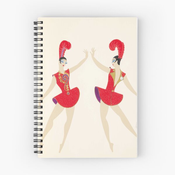 Item preview, Art Deco Red Dancers by Romain De Tirtoff (Erte) - Vintage Art designed and sold by RickE.