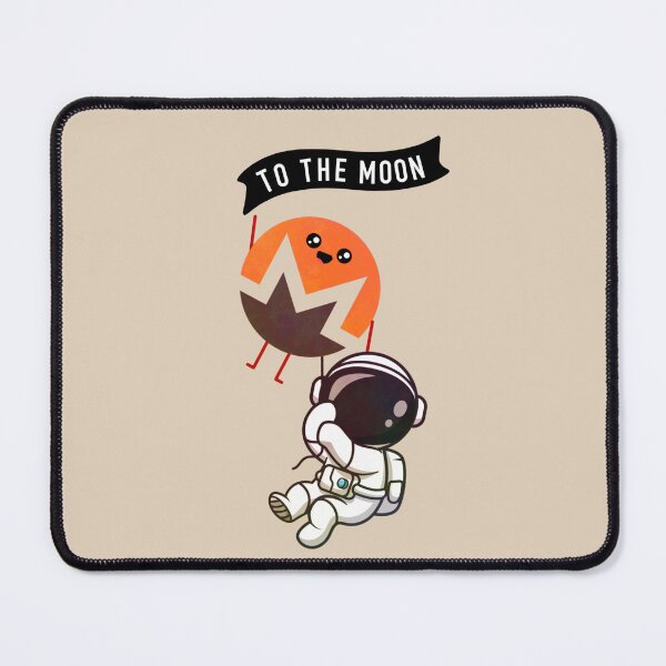 Item preview, Crypto Monero coin astronaut - To the Moon designed and sold by Crypmetal.
