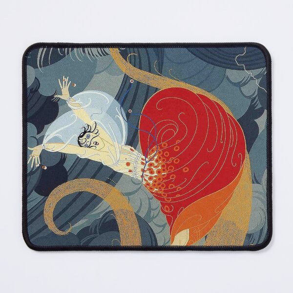 Item preview, Art Deco Storm by Romain De Tirtoff (Erte) - Vintage Art designed and sold by RickE.
