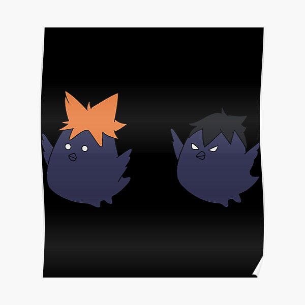 Hinata And Kageyama Crows Sticker Poster For Sale By Laureljusjv Redbubble 4136