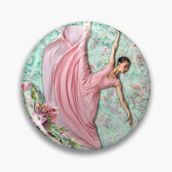 Item preview, Wings of Pink Ballet designed and sold by Scarves to Fine Art.