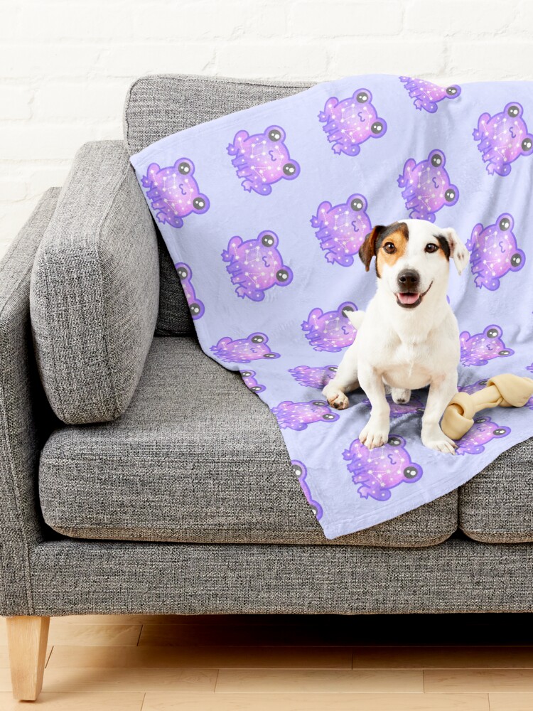 Alternate view of Galaxy Frog Pet Blanket