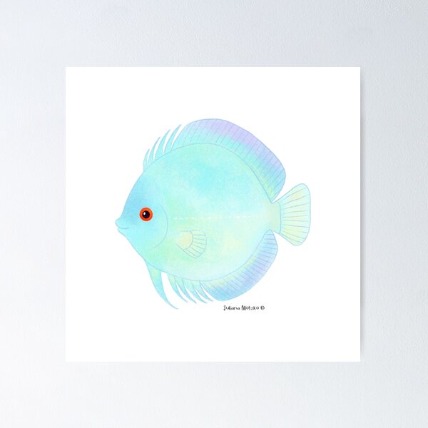 Item preview, Blue Diamond Discus Fish designed and sold by julianamotzko.