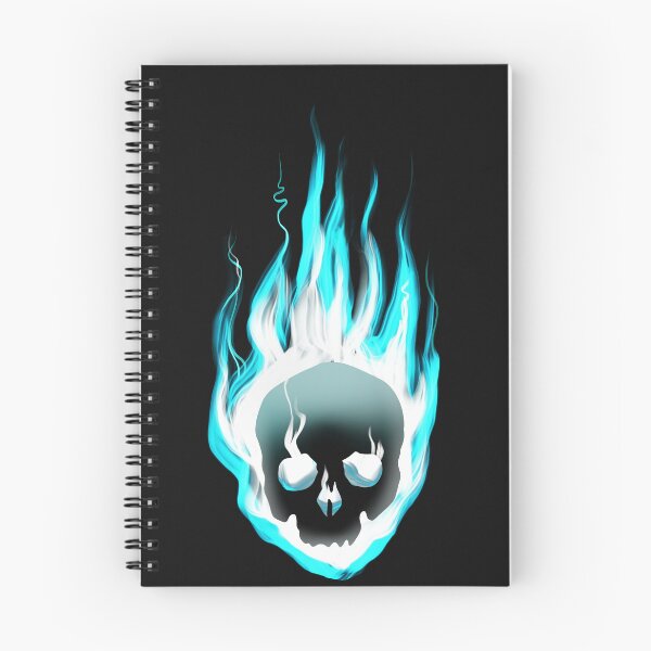 Item preview, Flaming Blue Skull designed and sold by Tameink.