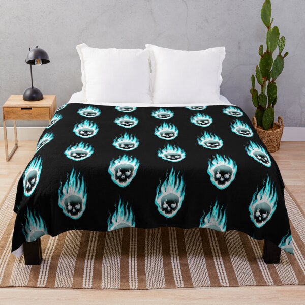 Item preview, Flaming Blue Skull designed and sold by Tameink.