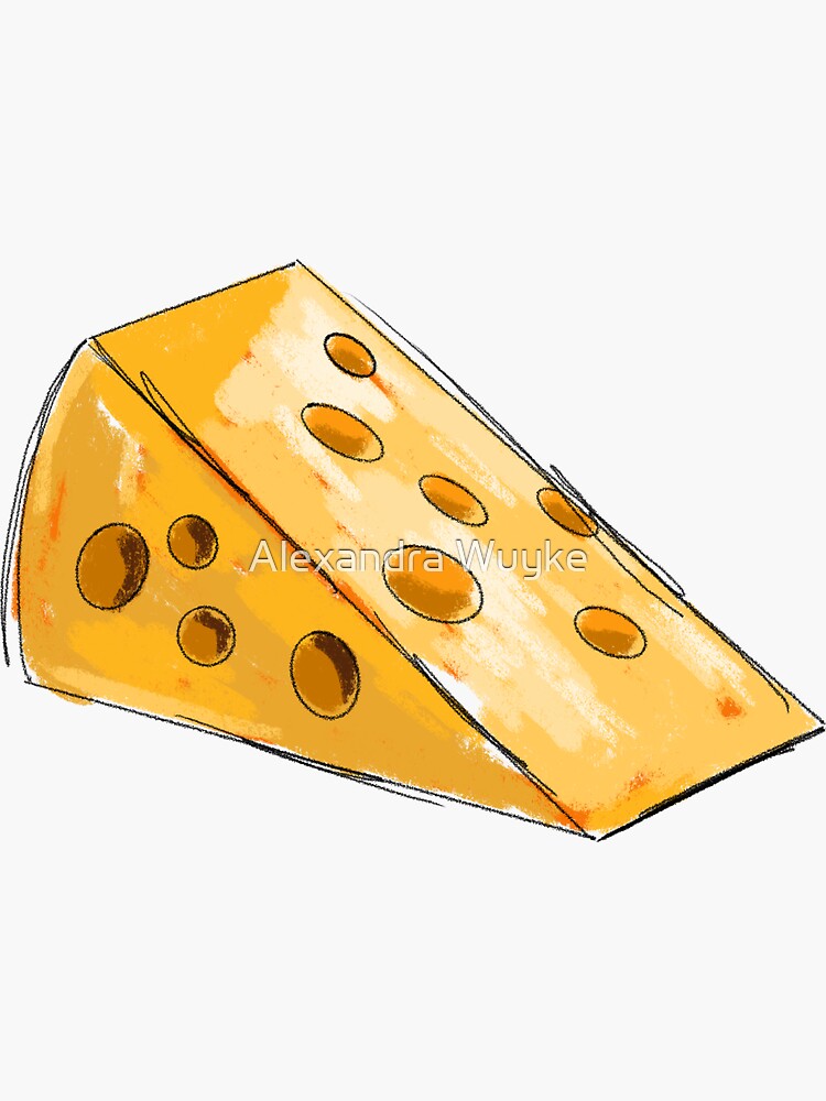 "Wisconsin, Cheese Head, Cheese Sticker" Sticker for Sale by AWuykeArt Redbubble