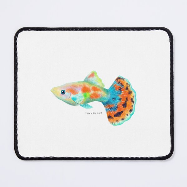 Item preview, Mosaic Guppy Fish designed and sold by julianamotzko.
