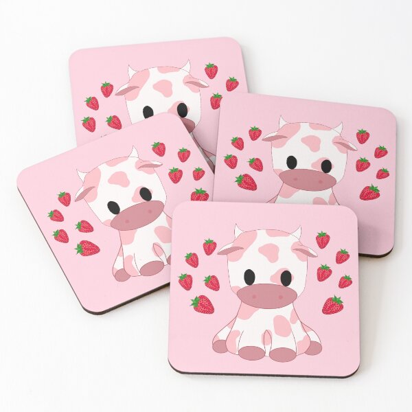 Item preview, Strawberry Cow  designed and sold by SarahKStickers.