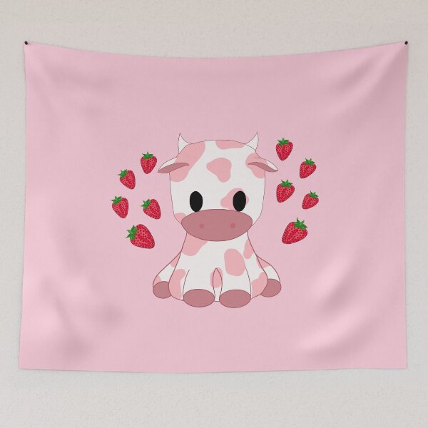 Item preview, Strawberry Cow  designed and sold by SarahKStickers.
