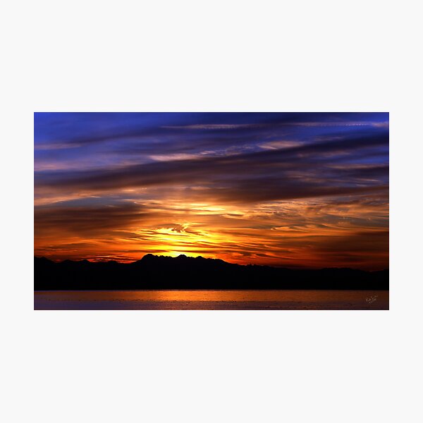 Olympic Sunset Nine Photographic Print