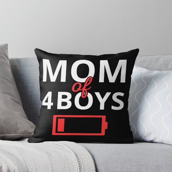 Item preview, Tired Mom Of 4 Boys II designed and sold by Lemon Pepper.