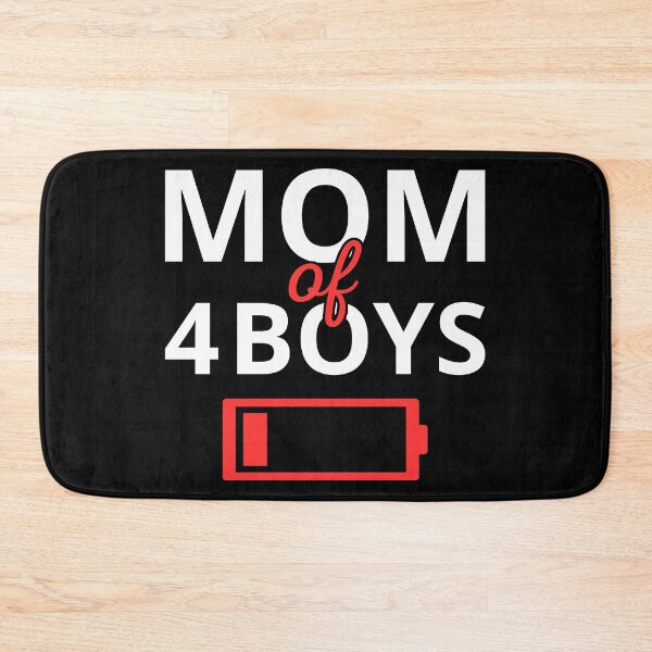 Item preview, Tired Mom Of 4 Boys II designed and sold by Lemon Pepper.