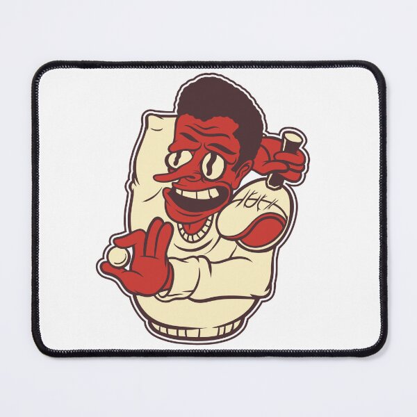Item preview, Ping pong player cartoon designed and sold by Cyrenaica 1949.
