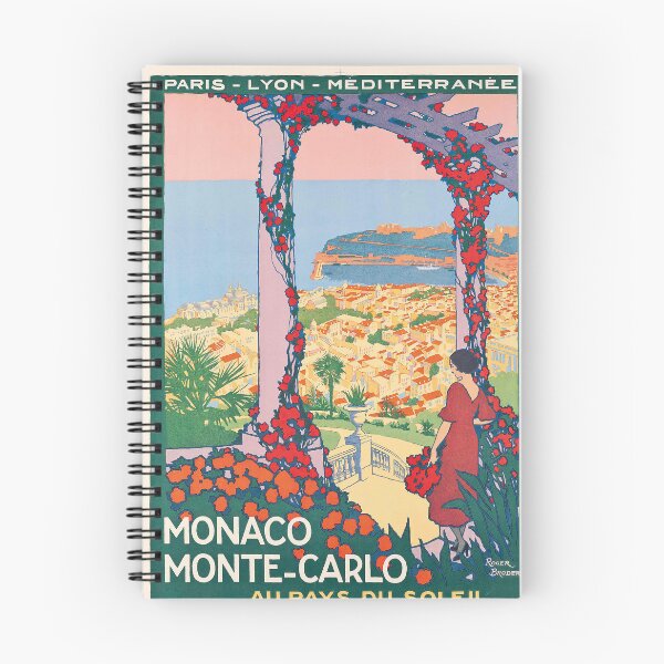 Artikelvorschau, Monaco Monte Carlo by Rodger Broder - Vintage Art entworfen und verkauft von RickE.
