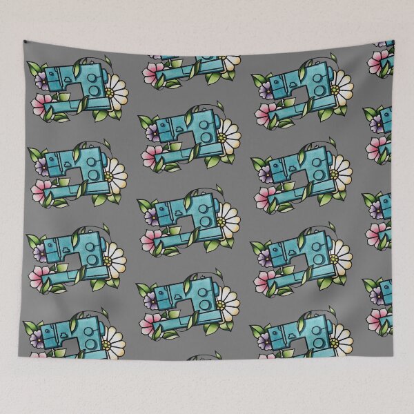 Item preview, Sewing Machine Flowers designed and sold by degeneroot.