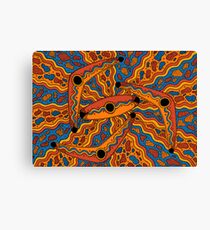 Irrgil/Marrga - (boomerang & shield) lalin season (summer) Canvas Print
