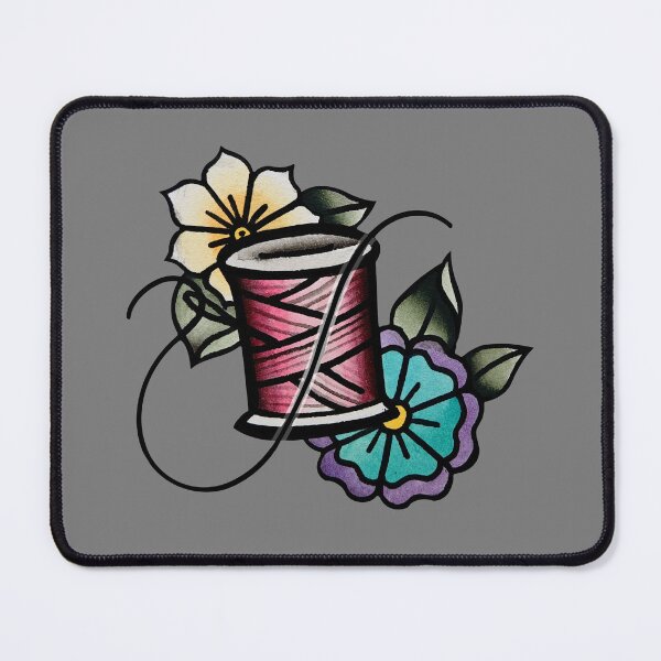 Item preview, Needle and Spool of Thread flowers designed and sold by degeneroot.