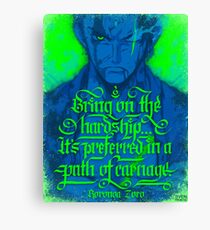 Pirate Hunter - quote Canvas Print
