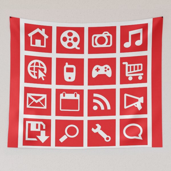 Item preview, web icon graphics (red) designed and sold by QueenieLamb.