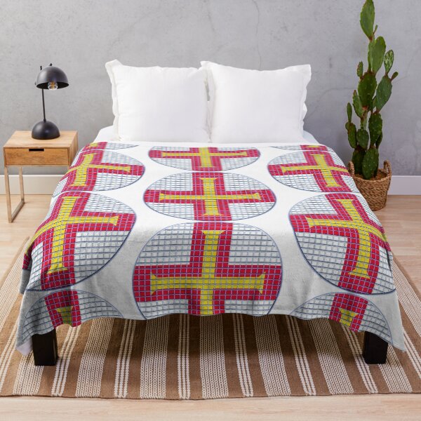 Item preview, Guernsey Flag Rounded - Squares Pixel designed and sold by MoonElite.