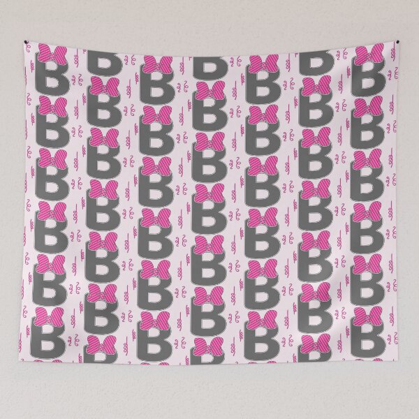 Item preview, Bows + Streamers Monogram B designed and sold by Owlies-Barn.