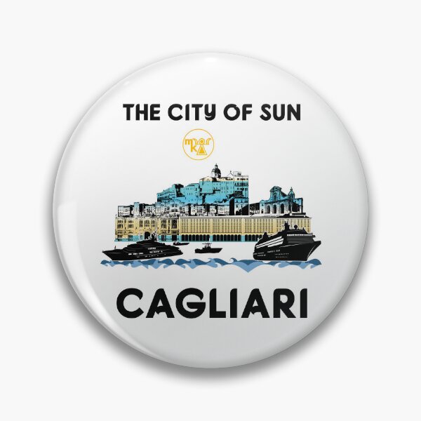 Item preview, Cagliari Sardegna Sardinia - The city of sun - Skyline designed and sold by miskaralise.