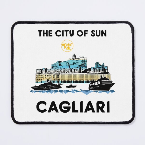 Item preview, Cagliari Sardegna Sardinia - The city of sun - Skyline designed and sold by miskaralise.
