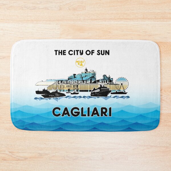 Item preview, Cagliari Sardegna Sardinia - The city of sun - Skyline designed and sold by miskaralise.