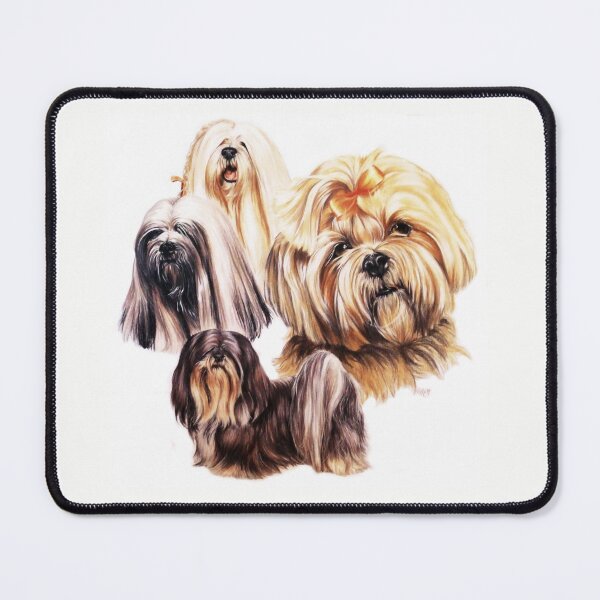 Item preview, Lhaso Apso Montage designed and sold by BarbBarcikKeith.