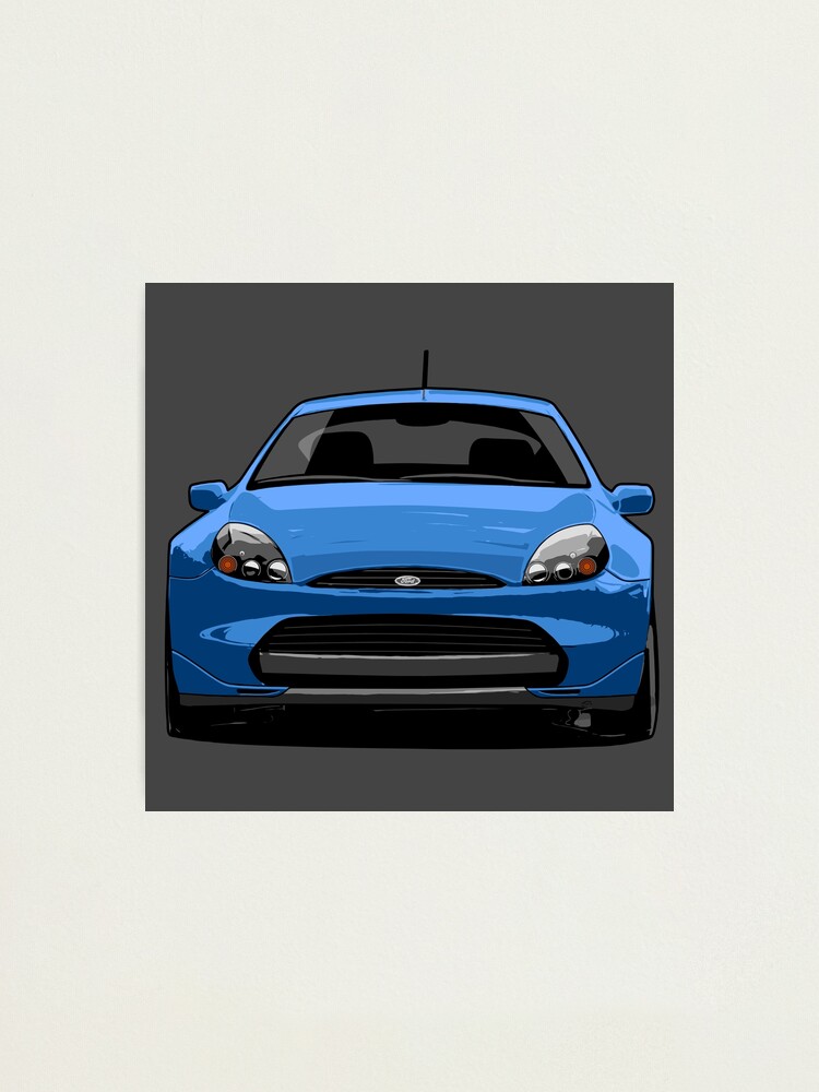 Artwork Ford Puma future classic blue 1997 Photographic Print