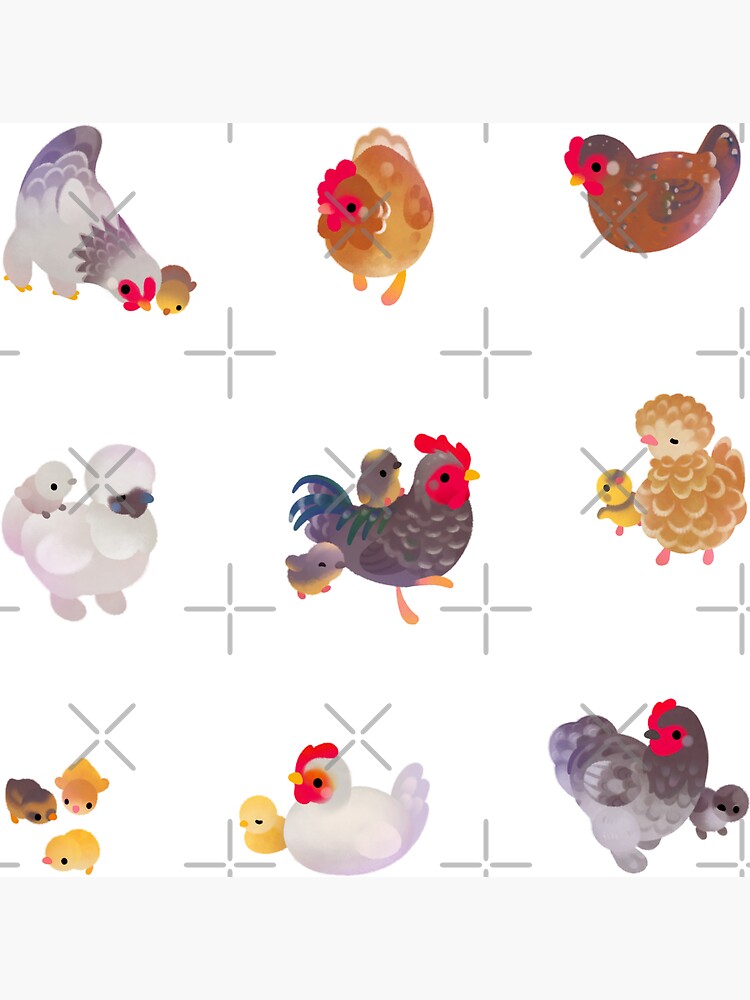 Chicken and Chick by pikaole