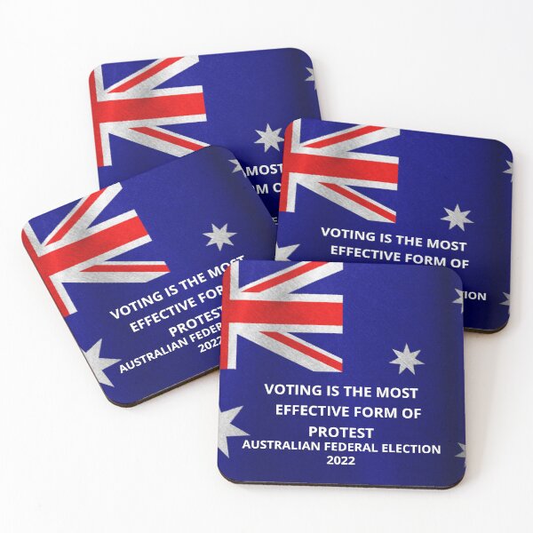 Item preview, VOTING IS THE MOST EFFECTIVE FORM OF PROTEST  AUSTRALIAN FEDERAL ELECTION 2022 designed and sold by Andy1503.