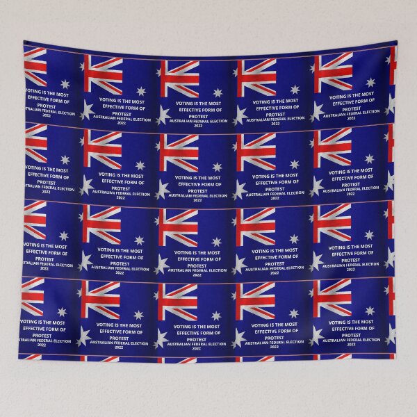 Item preview, VOTING IS THE MOST EFFECTIVE FORM OF PROTEST  AUSTRALIAN FEDERAL ELECTION 2022 designed and sold by Andy1503.
