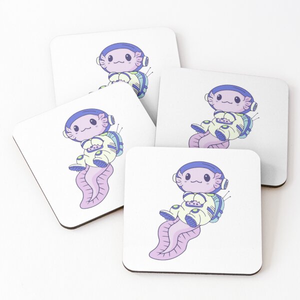 Item preview, Astronaut Axolotl designed and sold by Digital-Zoo.