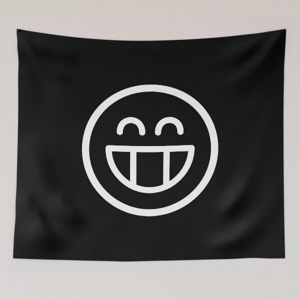 Item preview, Smiley Emoji cheeky grin (white) designed and sold by VEB Ostladen.