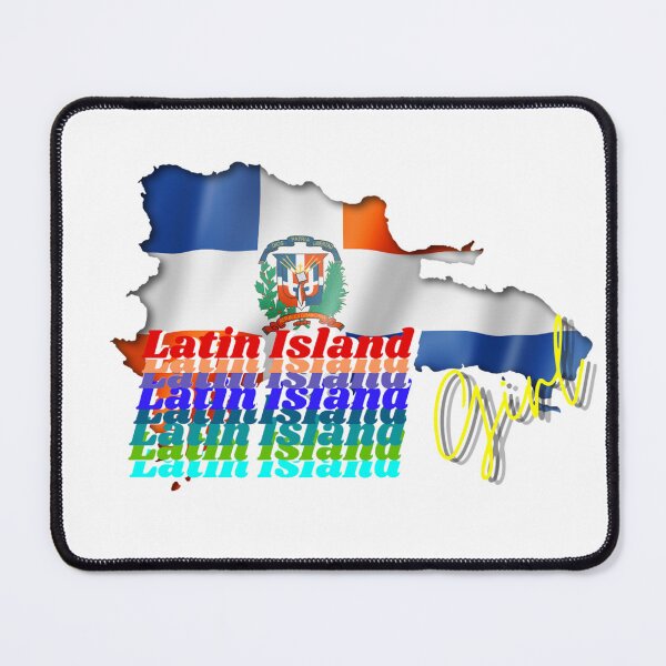 Item preview, Latin Island girl dominican republic map designed and sold by LatinLove22.