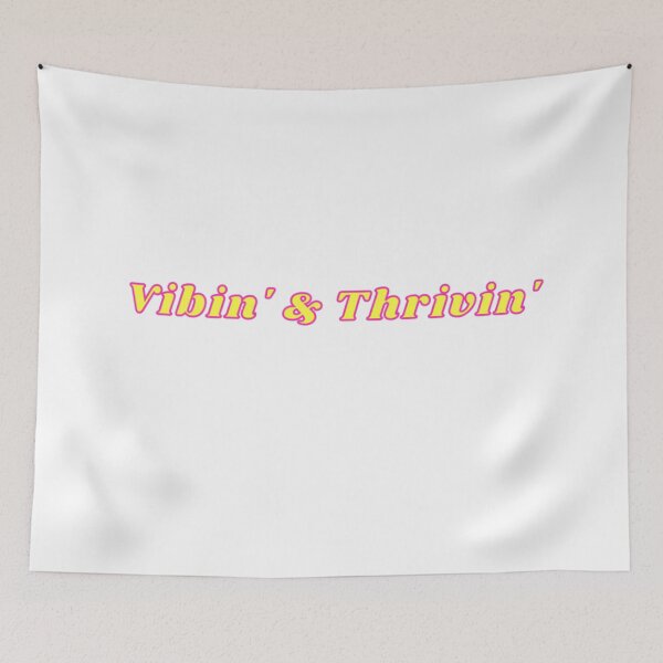Item preview, vibin' and thrivin'  designed and sold by Mariemcreations.