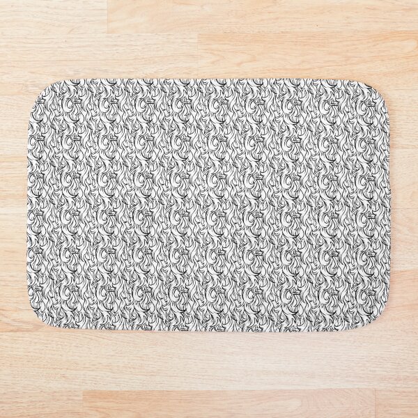 Item preview, White Fur Pattern designed and sold by RAJillustration.