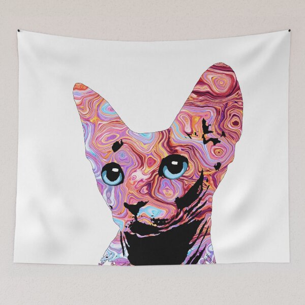 Item preview, Pinky Sphynx Cat 683 designed and sold by artbylucie.