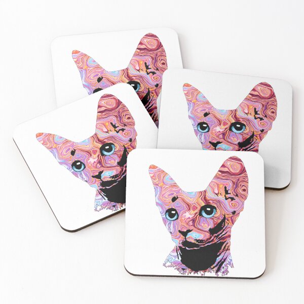 Item preview, Pinky Sphynx Cat 683 designed and sold by artbylucie.