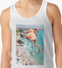 Flamingos am Strand #redbubble #decor Tank Top