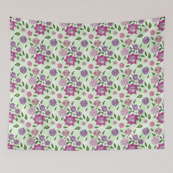 Item preview, Flower burst pattern designed and sold by cardsngiftwrap.