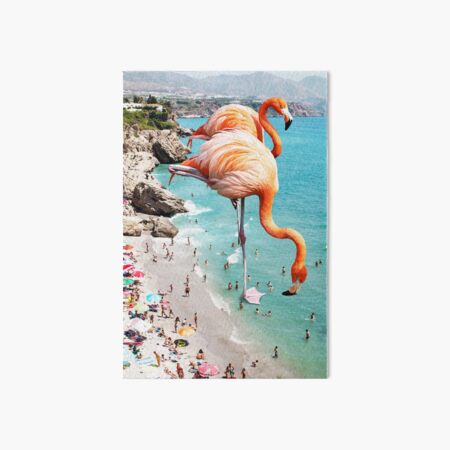 Flamingo Motel  Art Board Print for Sale by GreatTomorrow