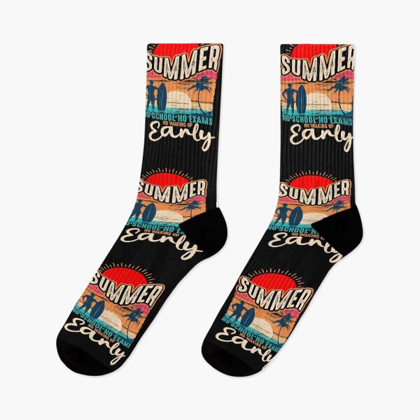 Item preview, Summer No School No Exams No Waking Up Early Funny Summer Quote designed and sold by mohalaz.
