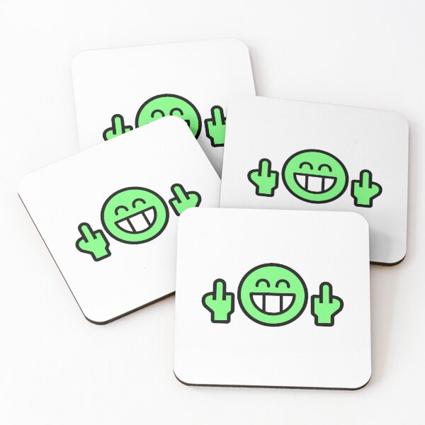 Artikelvorschau, Smiley Emoji frech grinsen Stinkefinger (3c) entworfen und verkauft von VEB Ostladen.