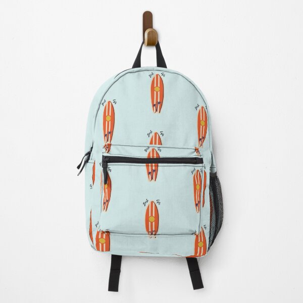 Item preview, Best Life surfboard featuring sun and palms designed and sold by AbiLeads.