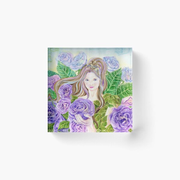 Item preview, Lilac Mystique Rose Fairy  designed and sold by Cristina  Hansen.