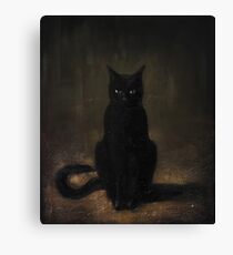 Black Cat Canvas Print