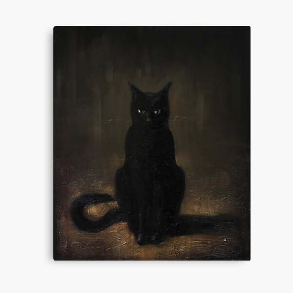 Black Cat Canvas Print